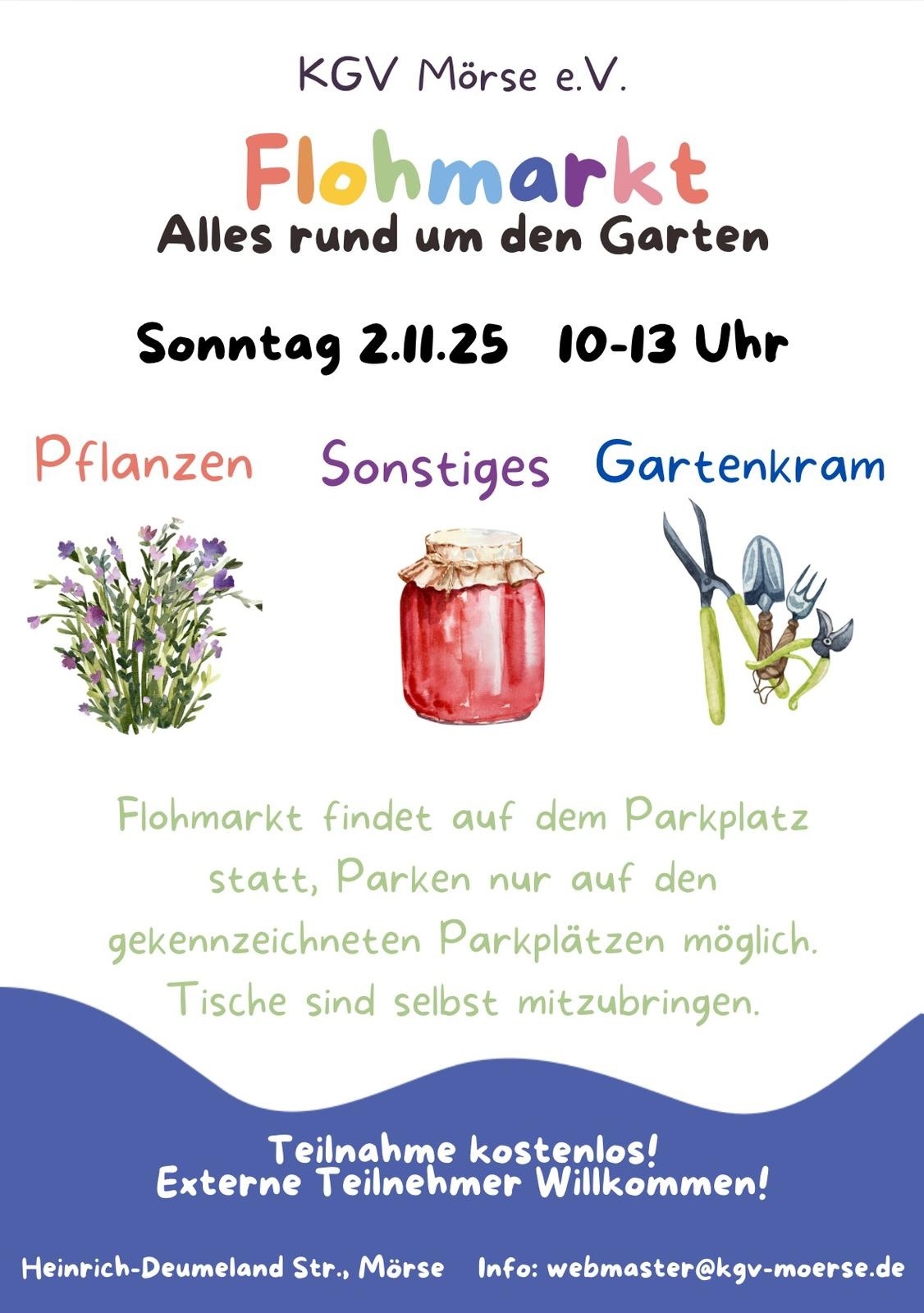 Flohmarkt – Alles rund um den Garten